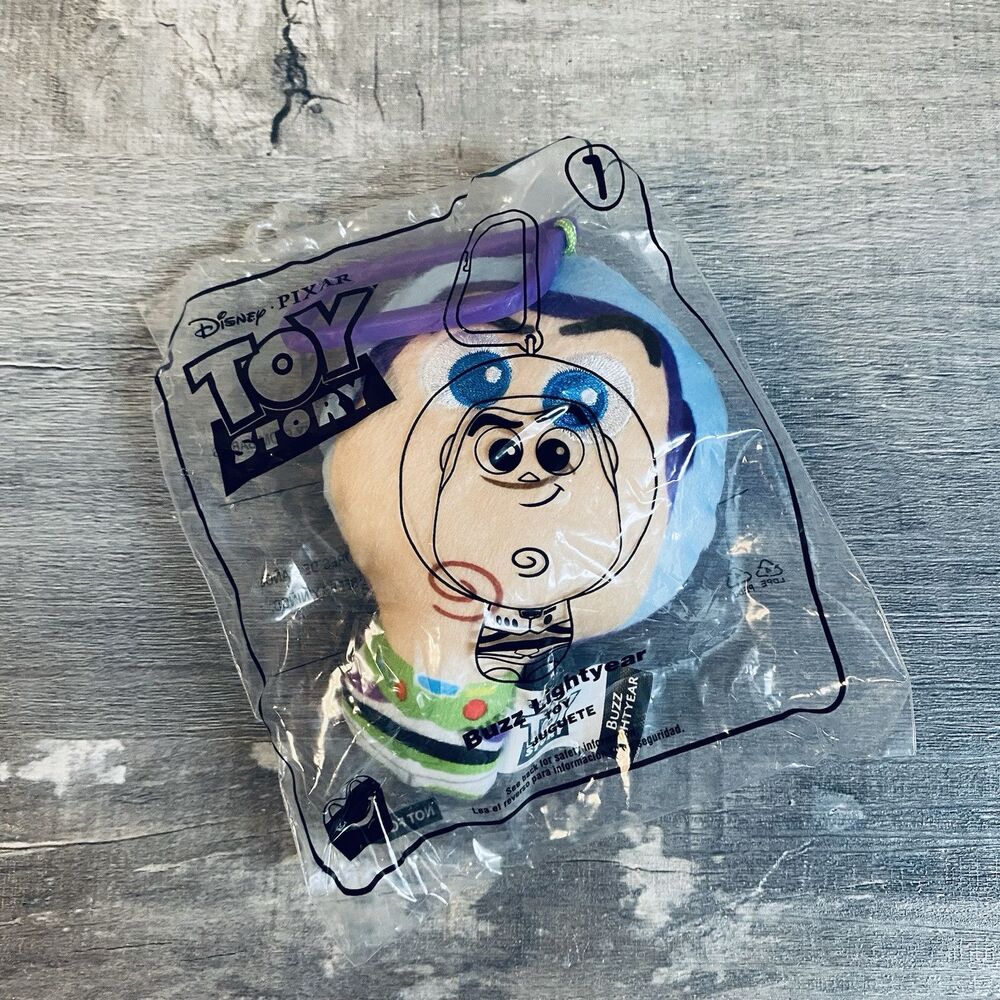 BUZZ LIGHTYEAR STUFFED PLUSH TOY STORY MCDONALDS HAPPY MEAL TOY(NEW SEALED)